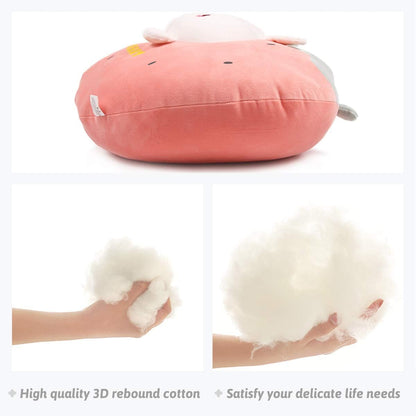 18In Bunny Plush Pillow Cute Strawberry Stuffed Animal Kawaii Anime Bunny Plushie Soft Hugging Pillow Plush Toy Friends Family Members